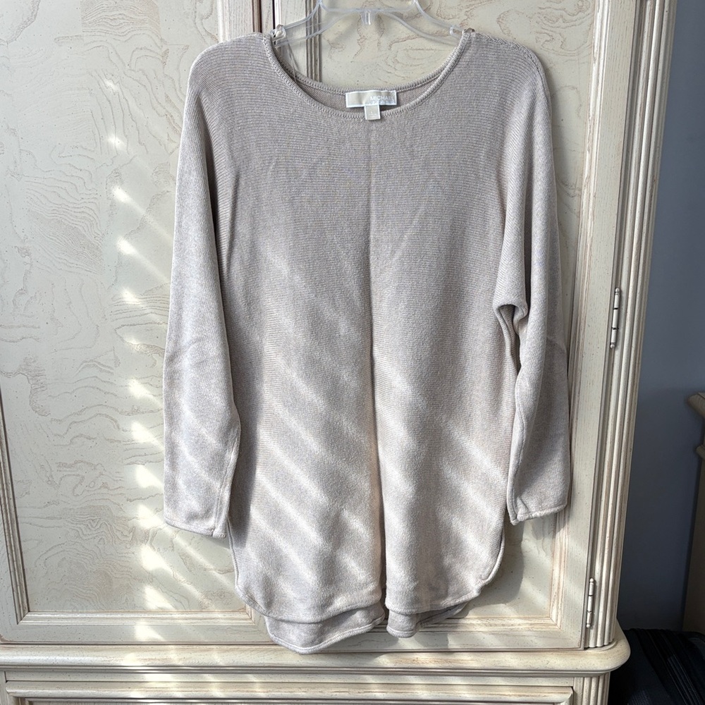 Michael Kors Taupe Knit Sweater